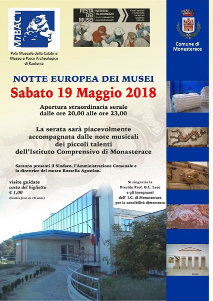 musei calabria notte