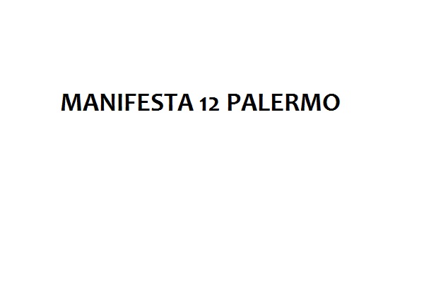 MANIFESTA 12 PALERMO