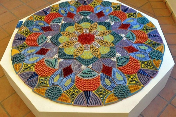 clara garesio mandala rebirth rinascita ceramica