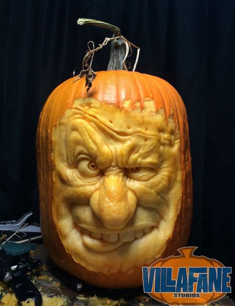 ray villafane sculture zucca halloween