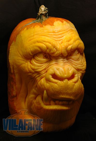 ray villafane zucca scultura halloween