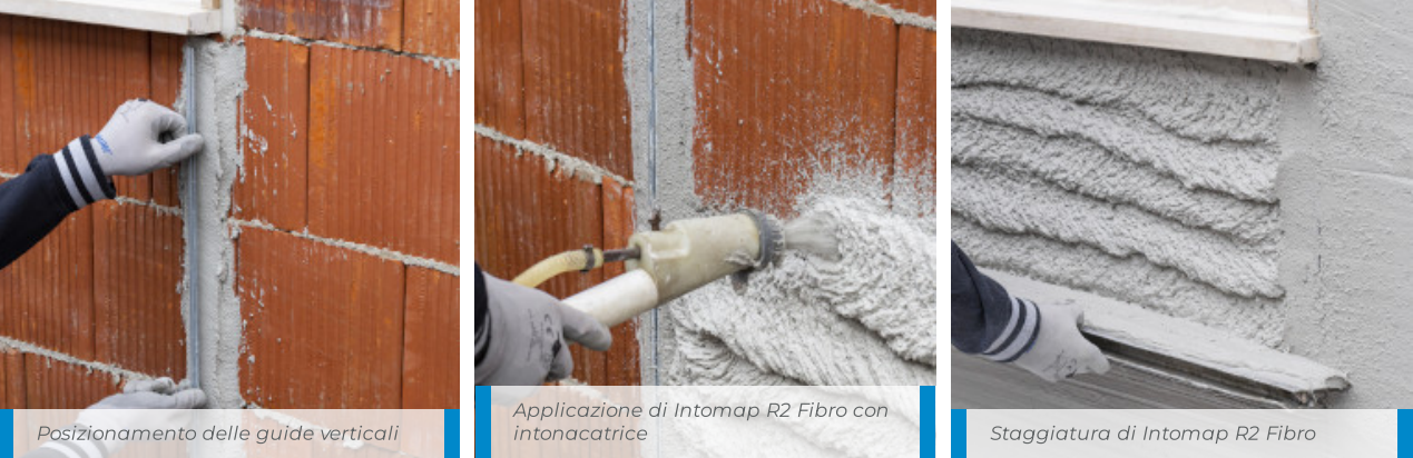 intonaci premiscelati - INTOMAP R2 FIBRO